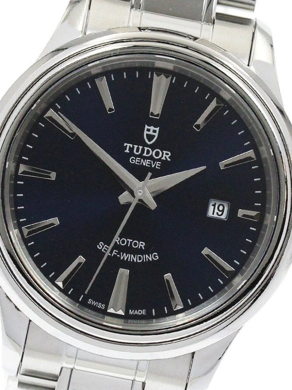 TUDOR style 12100 Date blue Dial Automatic Ladies Watch_922675